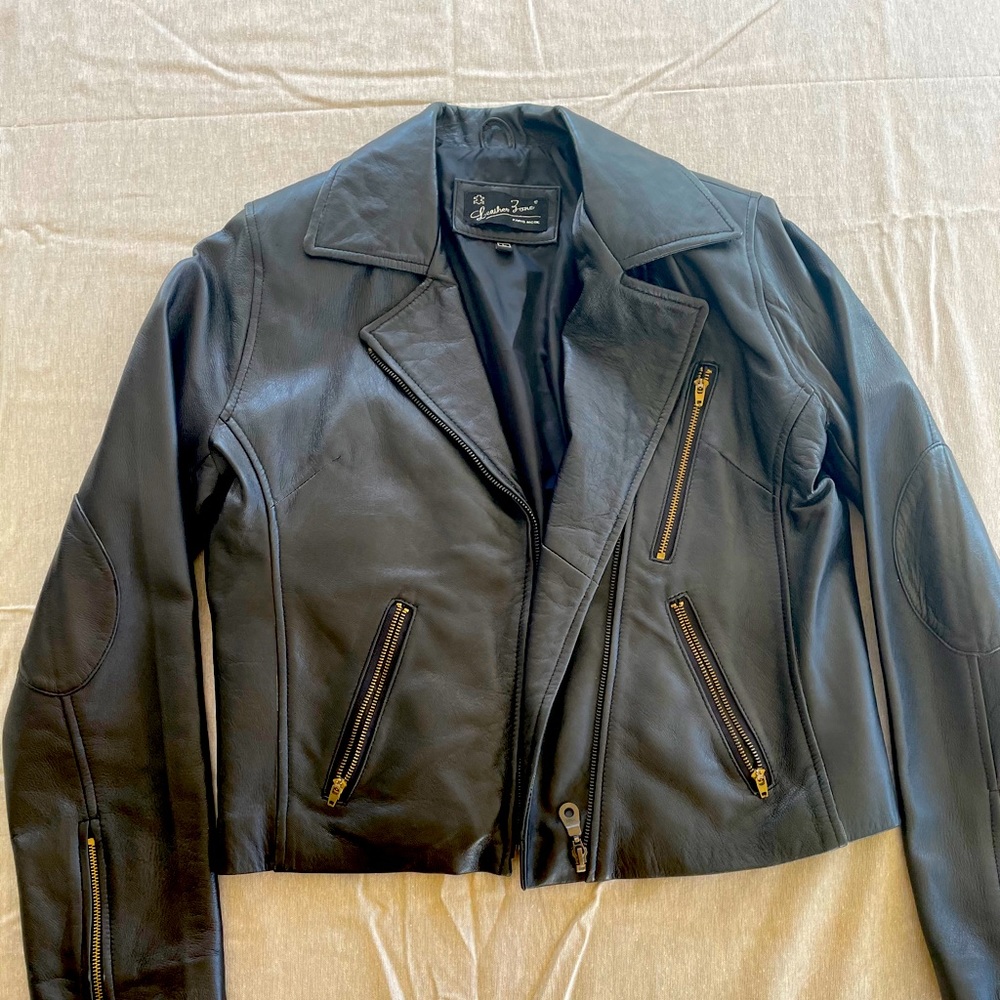 Vintage Handmade custom leather jacket